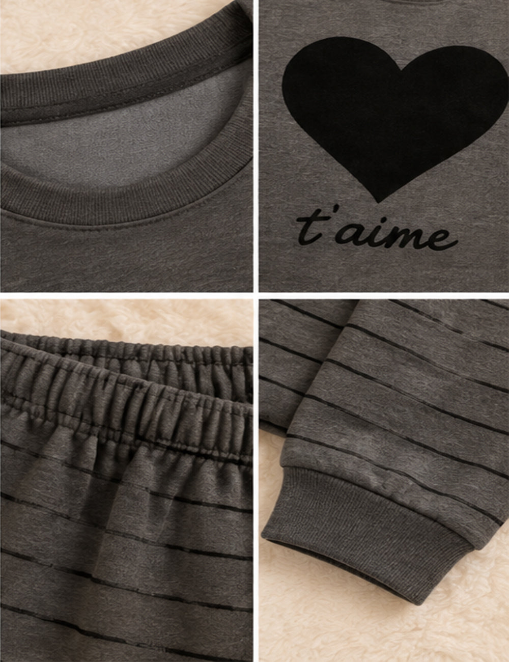 BLACK GRAY HEART