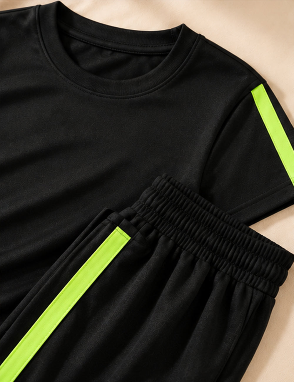 GREEN BLACK GYM SUIT