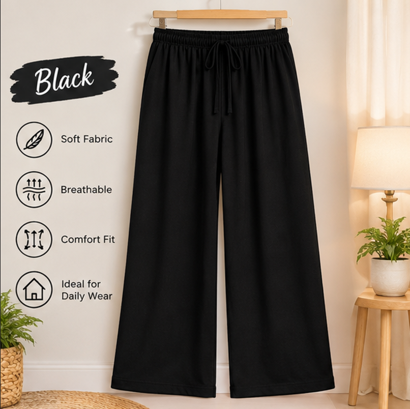 Premium Palazzo Pajama – Pack of 3