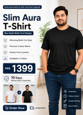 Slim Aura Box T-Shirt for Smart Look