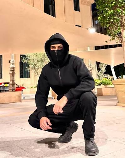Balaclava Ninja Hoodie in Black